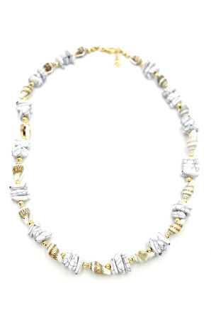 Deniz Kabuğu Kolye - Beyaz