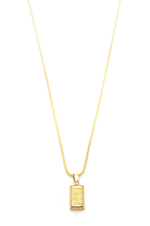 Külçe Altın Kolye - Altın