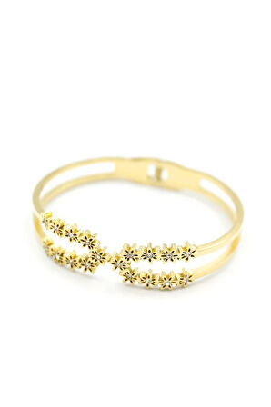 Çiçek Bilezik - Altın