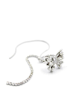 Kelebek Kıkırdak Küpe - Gümüş