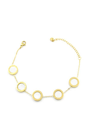 Blg Zincir Bileklik - Altın