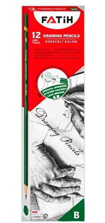 FATİH B DERECELİ KURŞUN KALEM 12'Lİ PAKET