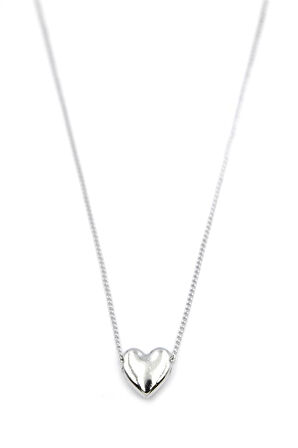 Kalp Kolye - Gümüş