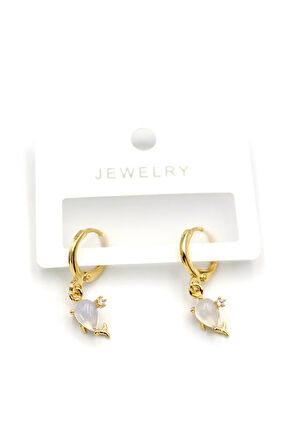 Balina Küpe - Altın