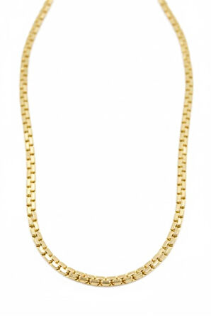 Ezme Zincir Kolye - Altın