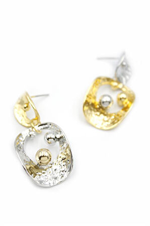 Metal Küpe - ÇOK RENKLİ