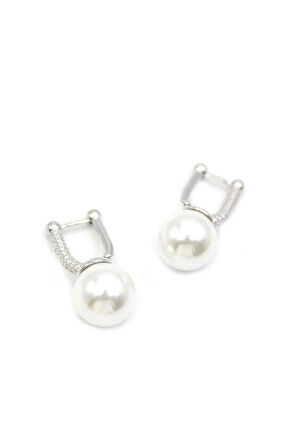 İnci Küpe - Gümüş