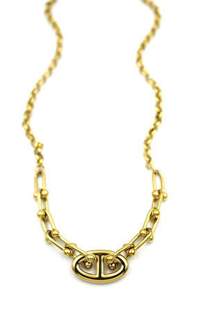 Tf Zincir Kolye - Altın