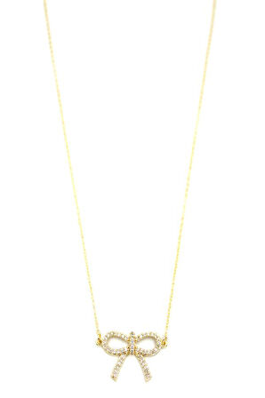 Fiyonk Kolye - Altın