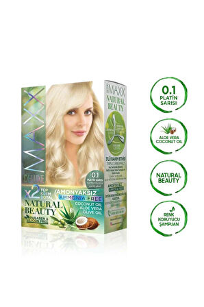 Natural Beauty Amonyaksız Saç Boyası 0.1 Platin Sarısı