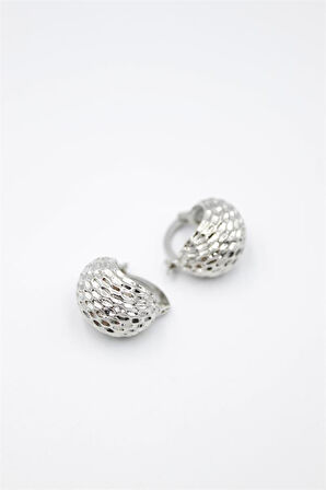 Top Küpe - Gümüş