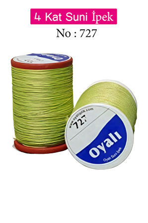 Oyalı 4 Kat Suni İpek İplik İğne Oyası Boncuk İpi Tığ Oyası No:727