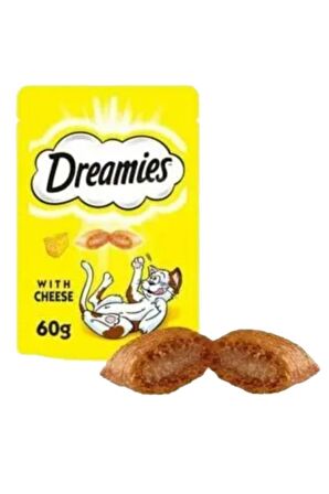 Dreamies With Delicious Cheese Peynirli Granül Yavru - Yetişkin Kedi Ödülü 12x60 g 