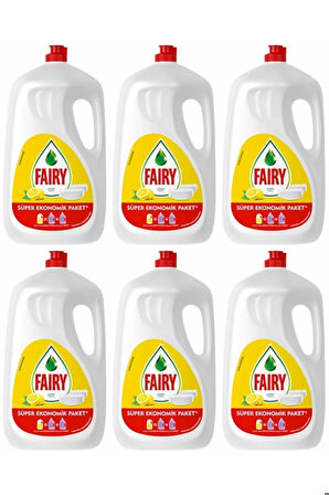 Fairy Sıvı Bulaşık Deterjanı Limonlu 2600 Ml 6 Adet