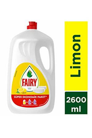 Fairy Sıvı Bulaşık Deterjanı Limonlu 2600 Ml 6 Adet