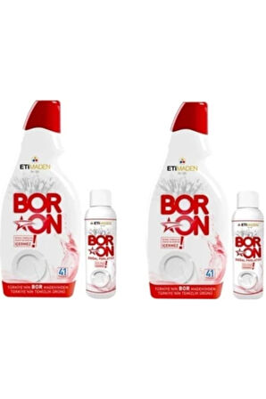 Boron Jel Bulaşık Makinesi Deterjanı 820 ml 110 ml Doğal Parlatıcı 2 Adet