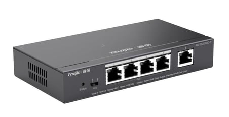 RUIJIE REYEE RG-ES205GC-P 4 PORT GIGABIT+1XGB RJ45 UPLINK L2 CLOUD YÖNETİLEBİLİR 54W POE SWITCH