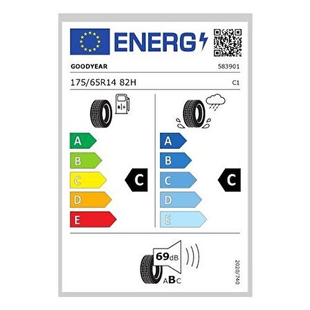 Goodyear 175/65 R14 82H Eagle Sport 2 Yaz Lastiği ( Üretim Yılı: 2023 )