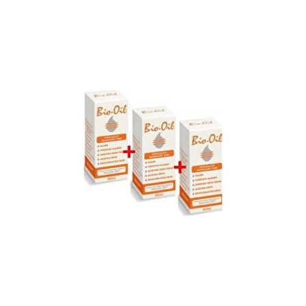 Bio-Oil Cilt Bakım Yağı 60 ml 3'lü