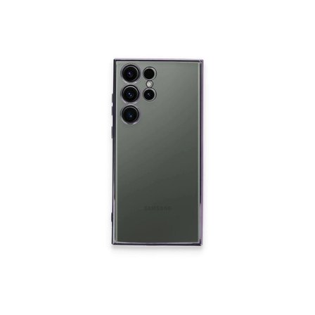 Samsung Galaxy S24 Ultra Kılıf Razer Lensli Silikon - Siyah