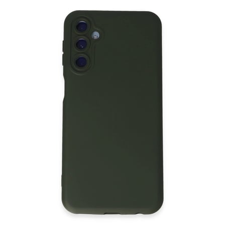Samsung Galaxy M34 5g Kılıf Nano İçi Kadife Silikon - Koyu Yeşil