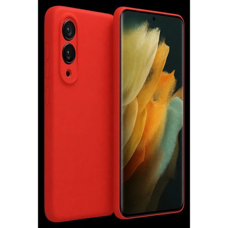 Samsung Galaxy S25 Edge First Silikon - Kırmızı