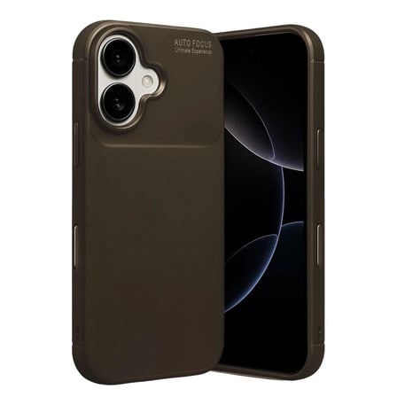 Apple İphone 17 Auto Focus Karbon Kapak - Kahverengi