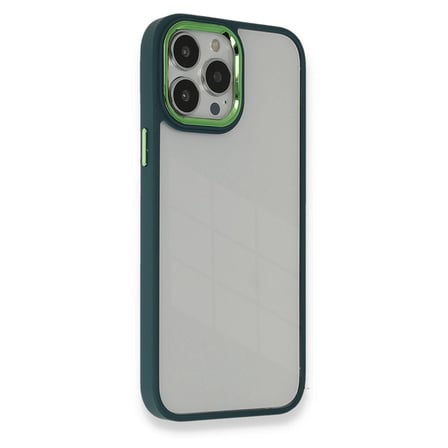 Apple İphone 14 Pro Kılıf Dora Kapak - Haki Yeşil