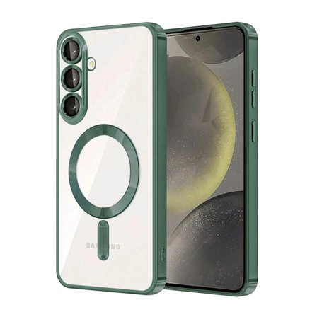 Samsung Galaxy A57 5g Kross Magneticsafe Kapak - Koyu Yeşil