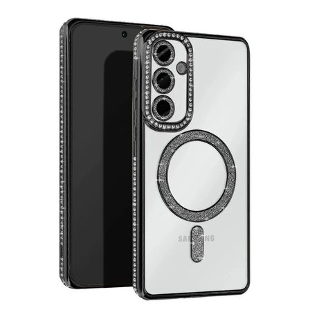 Samsung Galaxy A26 Joke Simli Magneticsafe Kılıf - Siyah