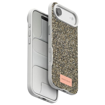 Onegif Apple İphone 17 Air Bright Simli Kapak - Çöl Titanyum
