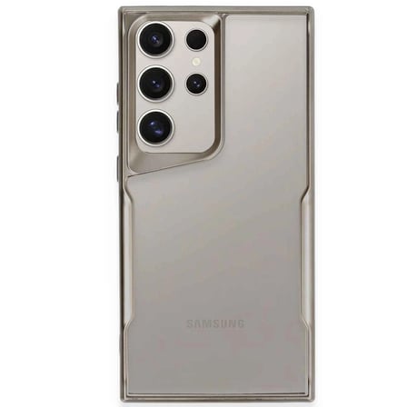 Samsung Galaxy S24 Ultra Kılıf Boyi Silikon Kapak - Titan Gri