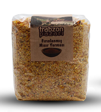 Trabzon Yöresel Ata Tohum Fırınlanmış Mısır Yarması 2x900 gr