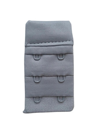 2 Kancalı 3 Sıralı Ağraf Set 3'lü Siyah Beyaz Gri