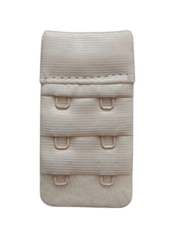 2 Kancalı 3 Sıralı Ağraf Set 3'lü Gri Ten Beyaz