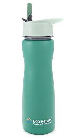 Eco Vessel Aqua Vessel Insulated Filtre Bottle Termos 0.50 Litre-YEŞİL