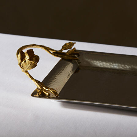 Karaca Home Karaca Tulip Dekoratif Tepsi 35,5x19 Cm