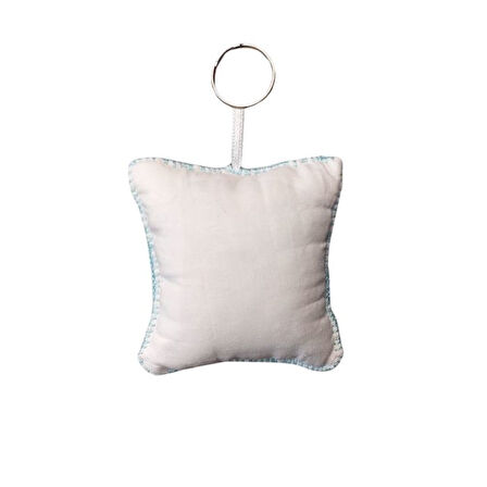 Uretti - Sibel 2453 6851 El Yapımı J Harfi Kanaviçe Anahtarlık