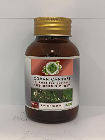 Çoban Çantası Toz Ekstresi 60 Gr. Cam Kavanoz