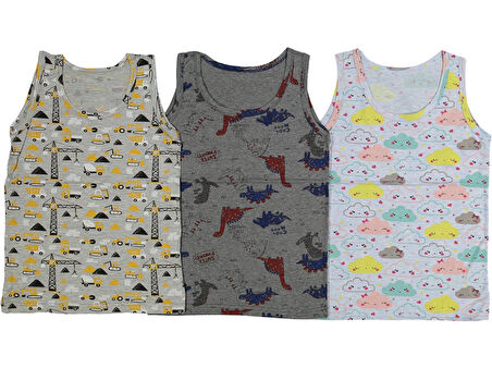 DESENLİ ASKILI ERKEK ATLET (3 ADET)