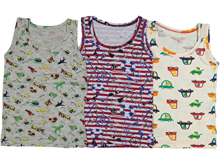 DESENLİ ASKILI ERKEK ATLET (3 ADET)