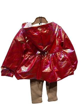 RAINCOAT AYICIK AKSESUARLI KIZ TAKIM