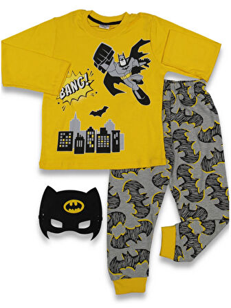 BATMAN BASKILI ERKEK PİJAMA TAKIMI