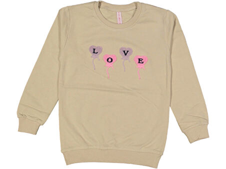 LOVE SUZENELİ KIZ SWEATSHIRT