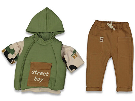 OSAKA STREET BOY YELEKLİ ERKEK TAKIM