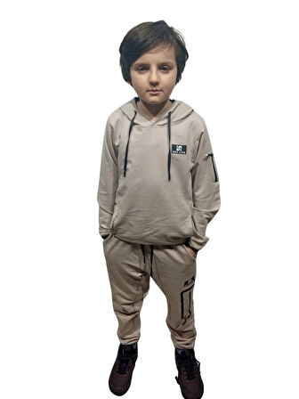 SRV LIFE BASKILI ERKEK EŞOFMAN TAKIMI