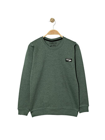 ORBOX BASKILI ERKEK SWEATSHIRT