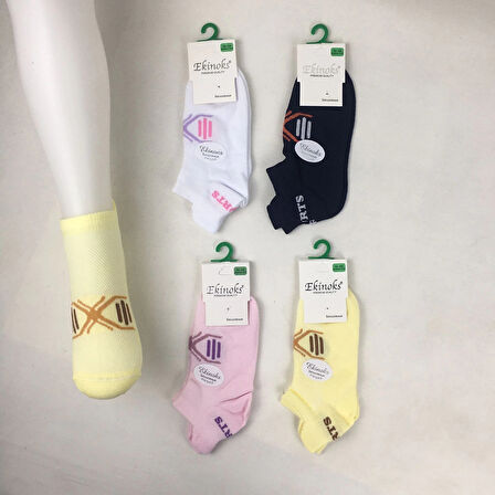 KIZ ÇOCUK SPORTS DESEN PATİK ÇORAP (3 ADET)