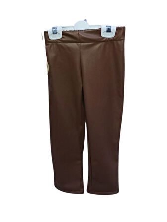 FİTİLLİ DERİ PANTOLONLU KIZ TAKIM