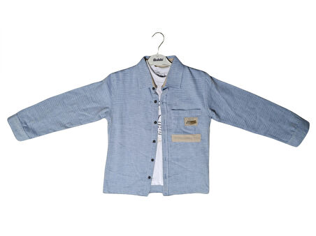 ARMALI T-SHIRTLU ERKEK GÖMLEK